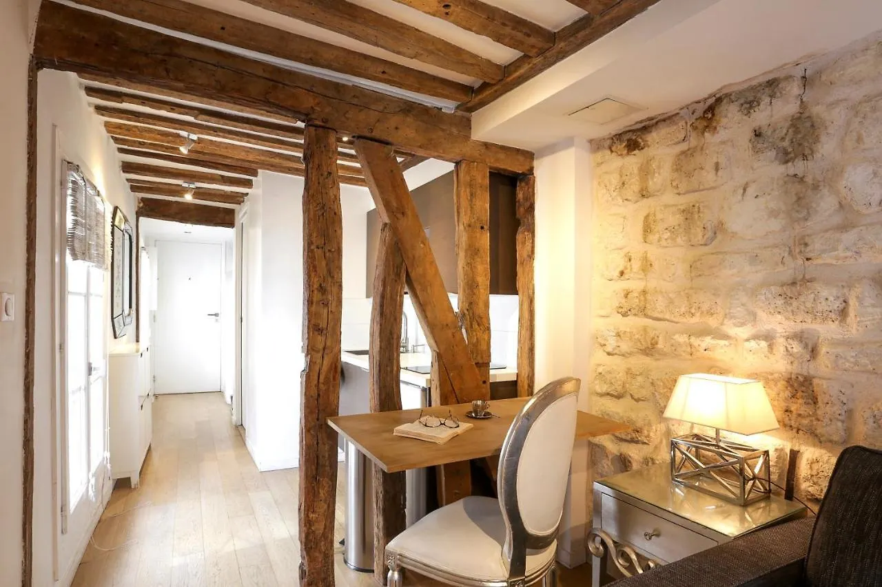 Apartamento Habitat Parisien - 1Br-1Ba - Duplex Louvre Museum